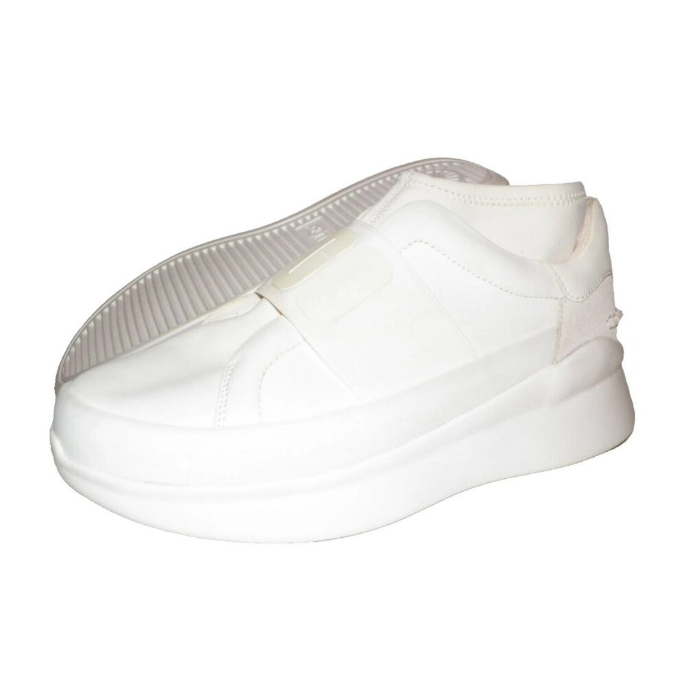 Women's 8.5 UGG Neutra Platform Sneakers 2" Winter White Neoprene Ankle Mid Top